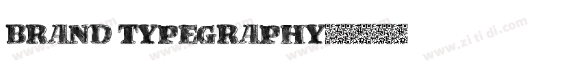 BRAND TYPEGRAPHY字体转换
